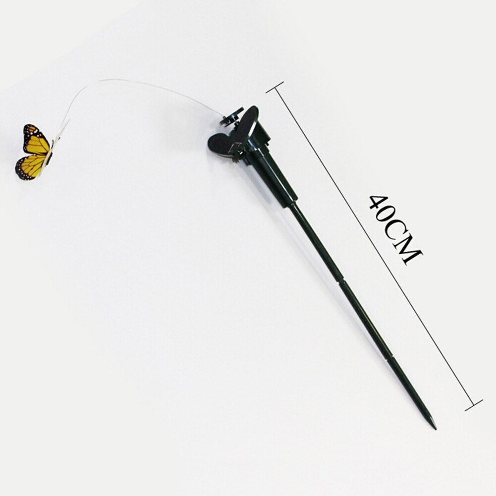 Simulation Solar Powered Dancing Fluttering Butterflies Hummingbird Yard Decor Pretty Garden Potted Plant Decoration Decor