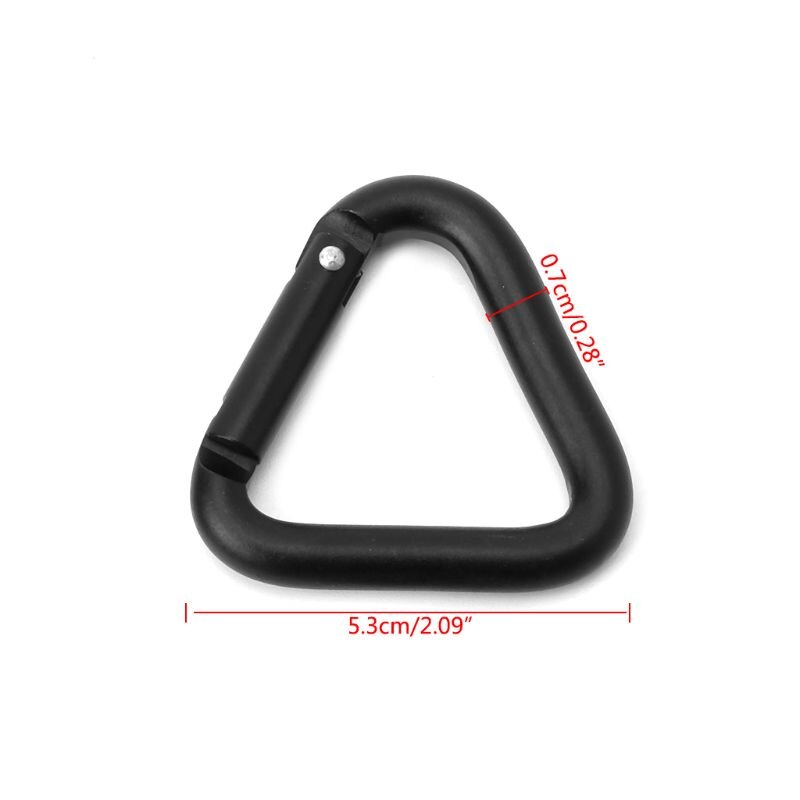 2022 6× Kayak Marine Boat Paddle Oar Clips Fishing Rod Holder Surfing Paddle Buckle Or 1/5pc Double Hooks Triangle Carabiner