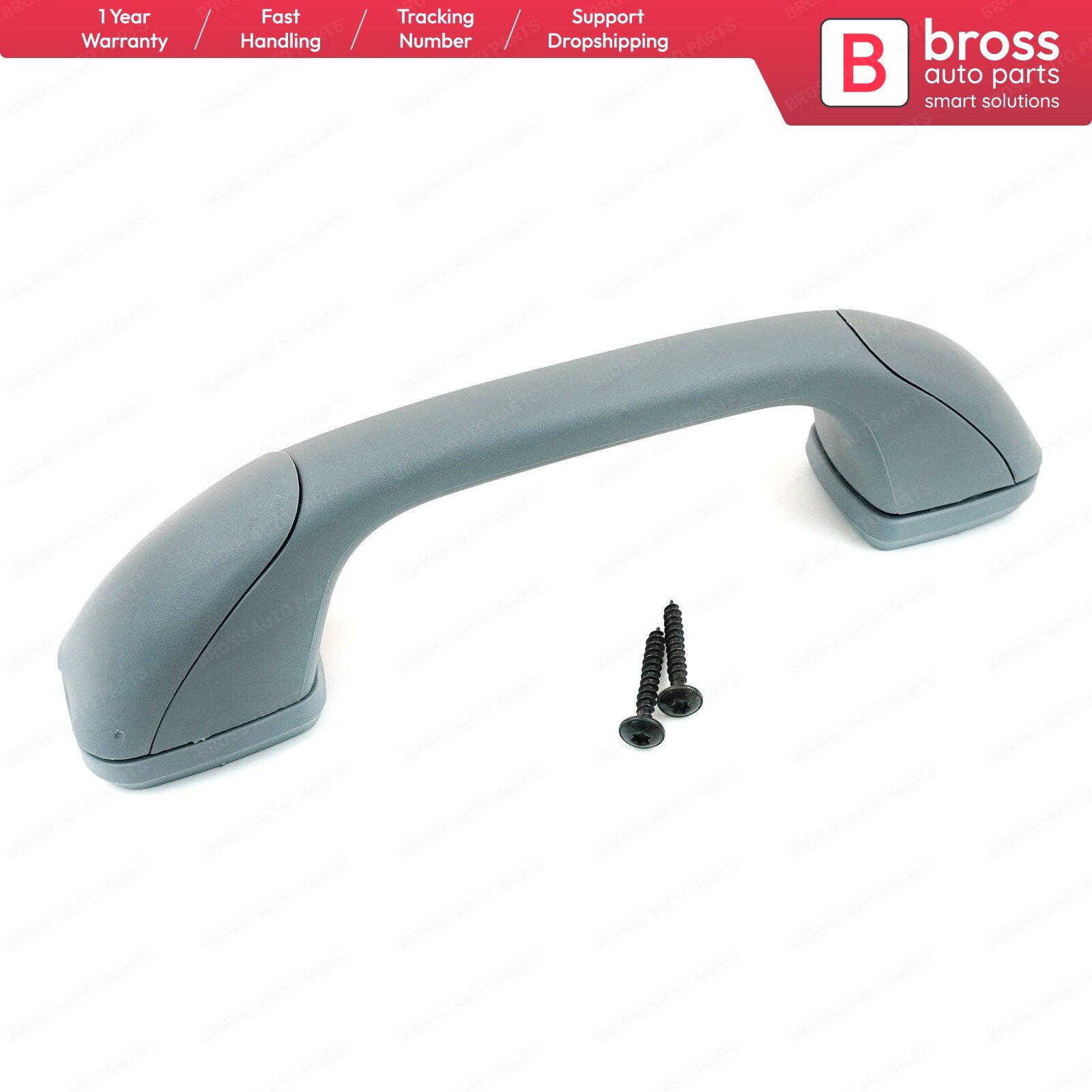 Bross Auto-onderdelen BDP762 Interieur Dak Handgreep Grijs 7701207246 Voor Megane MK1 1995-2003, kangoo MK1 1997-2007 Gemaakt In Turkije