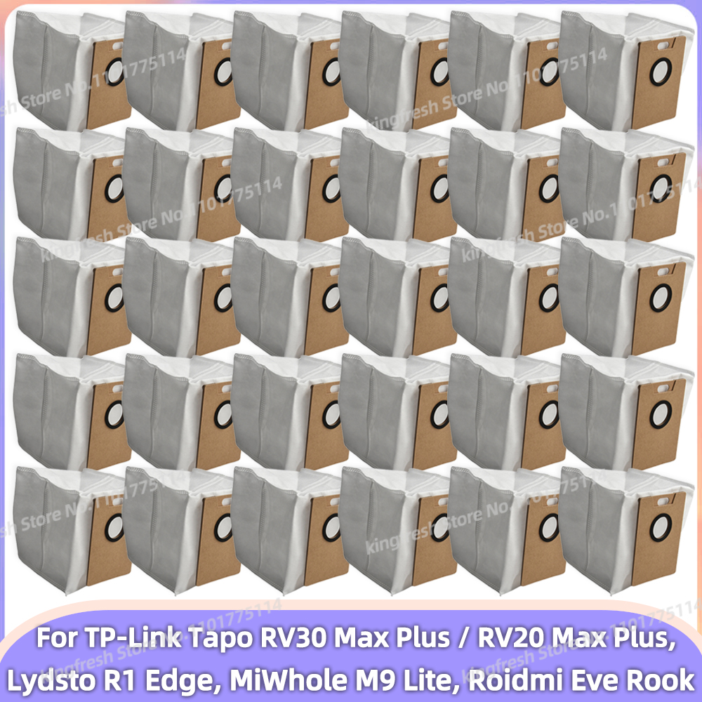 Dust Bag Fit For ( TP-Link Tapo RV30 Max Plus / RV20 Max Plus, Lydsto R1 Edge, MiWhole M9 Lite, Roidmi Eve Rook ) Parts