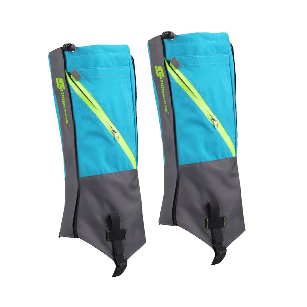 Mallas impermeables para caminar, botas de nieve, polainas de montaña al aire libre: Azul cielo