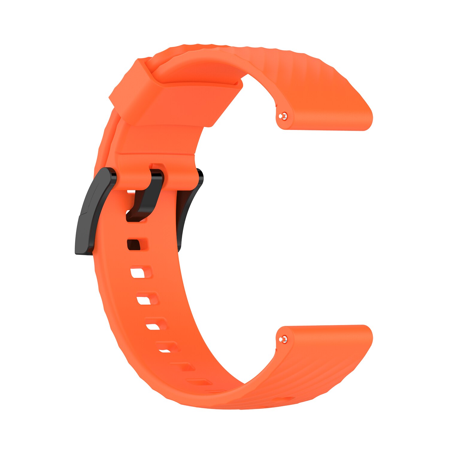 24Mm Sport Siliconen Band Voor Suunto 9/9 Baro Polsband Voor Suunto 7/D5 Horloge Band Watchand Armband Vervangen accessoires: Orange