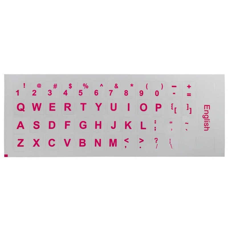 Replacement Keyboard Sticker English Letter Film Keypad Cover Sticker Suitable for Tablet PC Laptop Gaming Keypads: HP