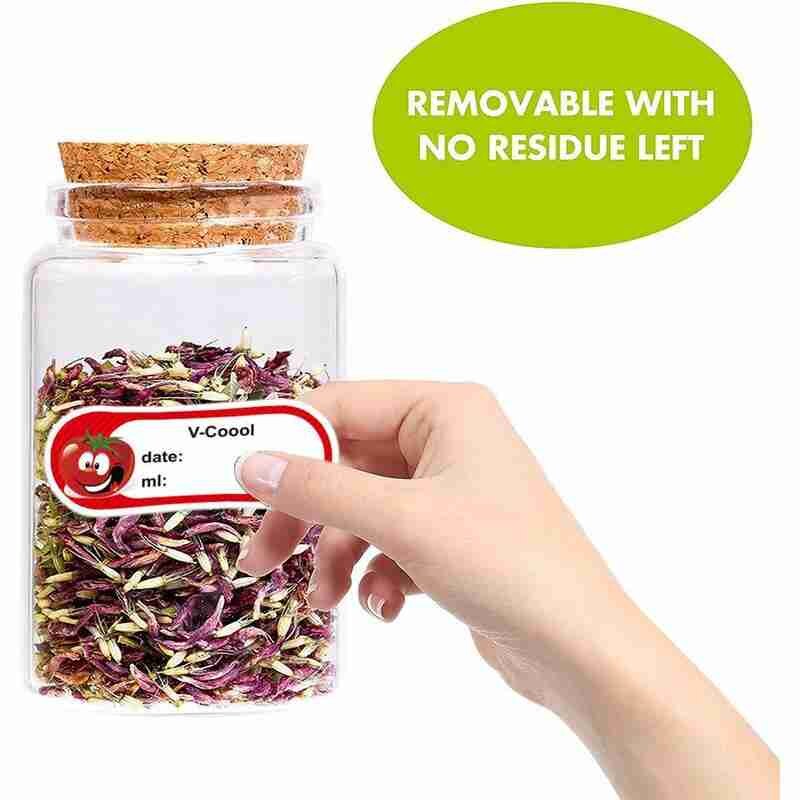 Kitchen Food Marking Date Roll Sticker Label Classification Instructions Storage Sticker Plate Freezer Marking 250Pcs Coppe T0W7