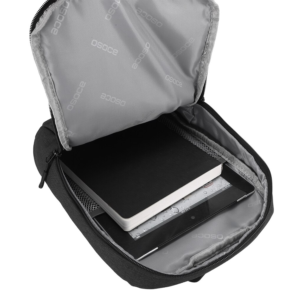 5L Waterproof Men Women Casual Shoulder Bag Anti-theft Safety Sling Bag Chest Bag Spacious Crossbody Backpack Gym Bag