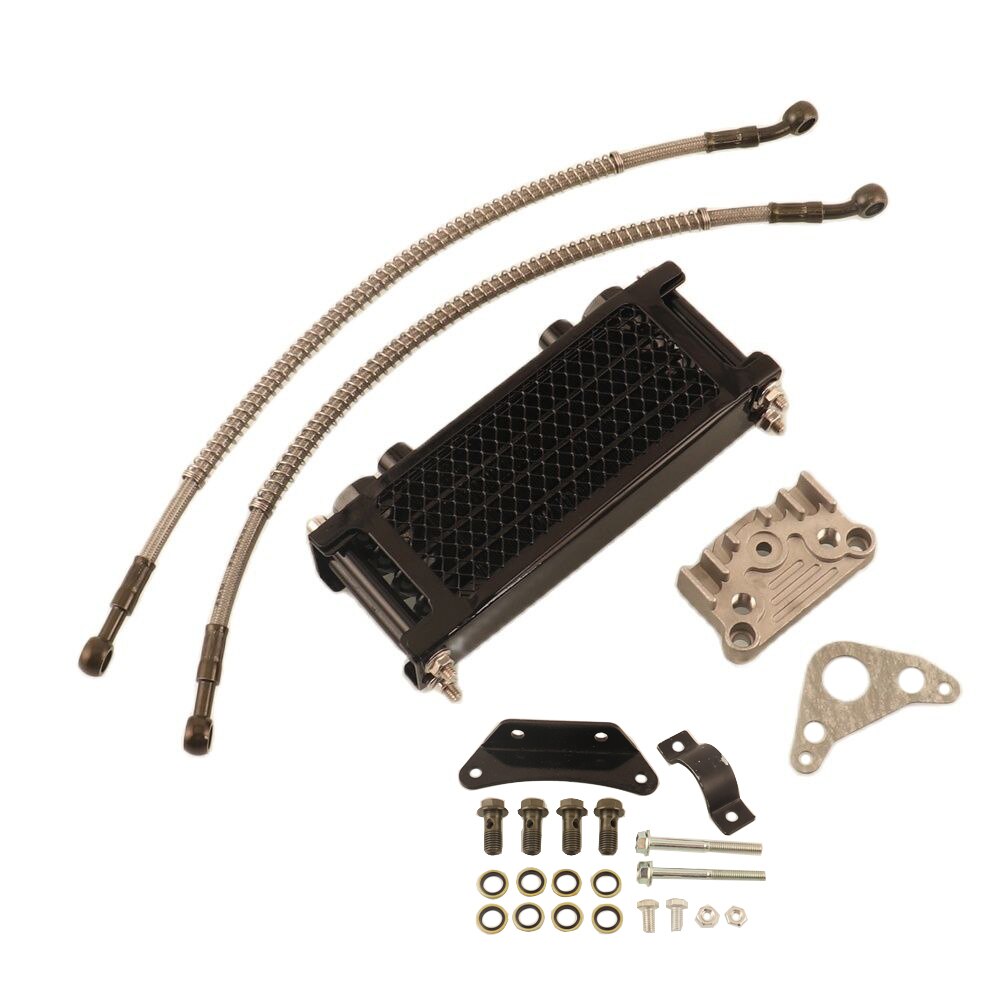 Motorcycle Oil Cooling Cooler Radiator Oil Cooler Set For 125 140cc Dirt Bike Monkey Bike DAX Pocket Bike ATV Motor