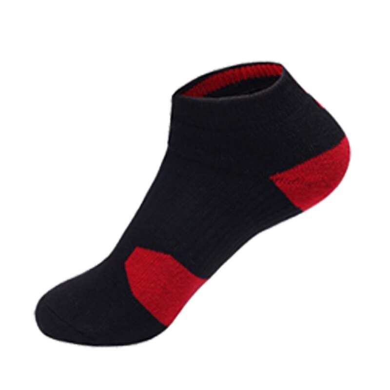 Basketball Adult mao jin di Thickened Elite Socks Profession Sweat Absorbing Wear-Resistant Anti-Friction Training Athletic Sock: LQW10406 Black Red