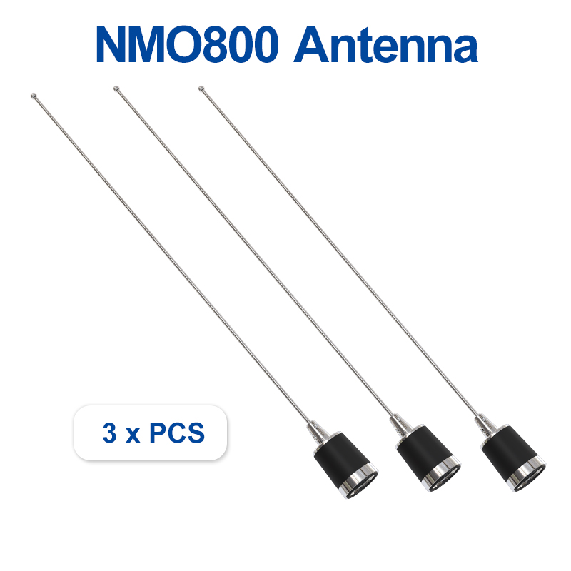 NMO Antenna Daul Band VHF/UHF 134MHz&430Mhz NMO800 51CM for Ham Car Radios Walkie Talkie High Gain Antenne Mobile Station Aerial: WHITE
