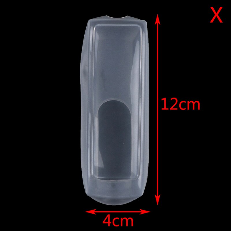transparent Staub Schützen Schutz Lagerung Tasche Tragbare Silikon Luft Kondition Kontrolle fallen TV Fernbedienung Abdeckung: X