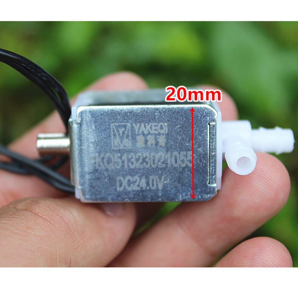 DC 24V 3-way Miniature Gas Valve Solenoid Valve Micro Electronically Control Three Way 3 Way Air Valve Exhaust and Bleed Valve
