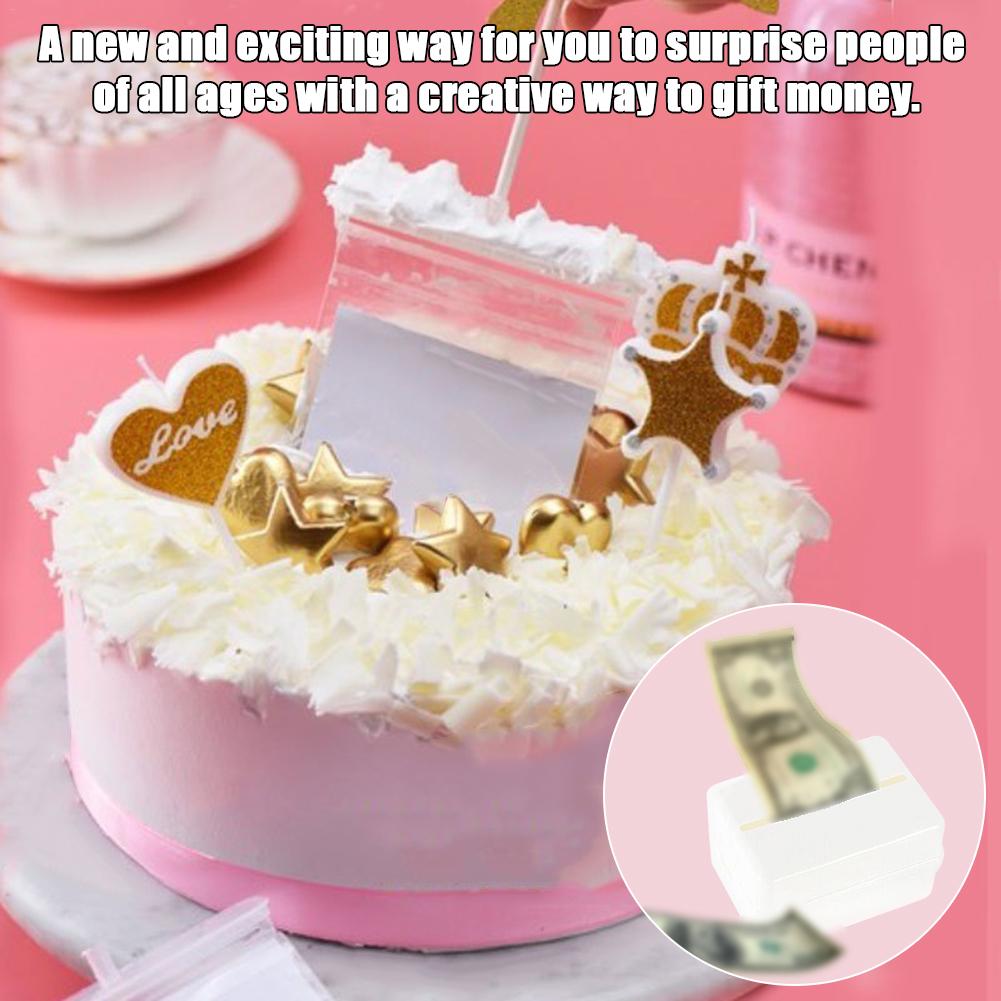 Kunststoff Kuchen ATM Ziehen Geld Dekoration Kasten für Familie Freunde