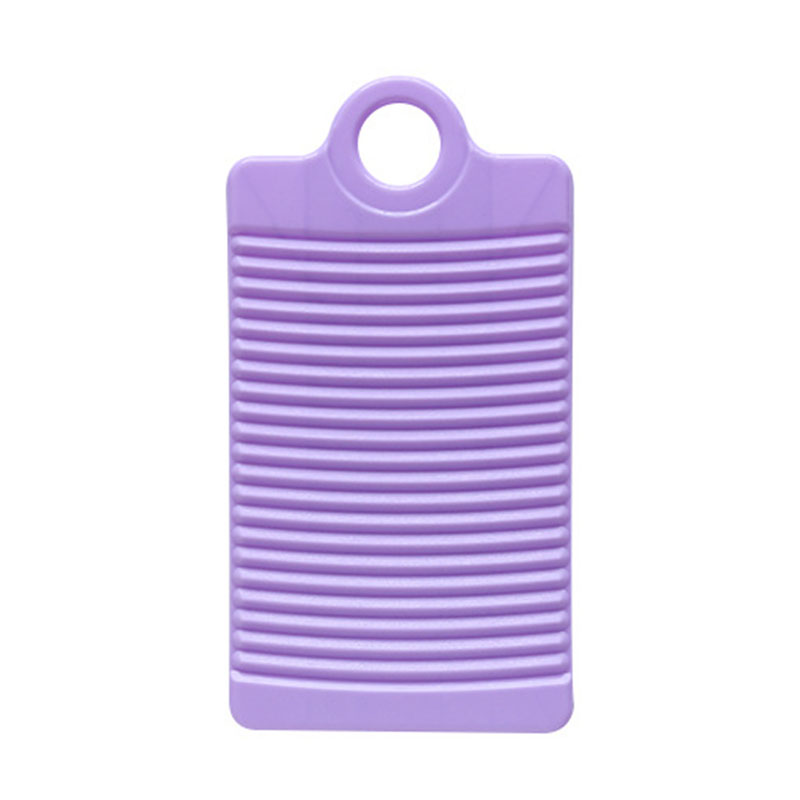 Plastic Washboard Antislip Thicken Washing Board Clothes Cleaning For Laundry SUB: Purple