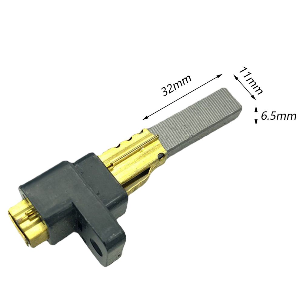 Piezas de Repuesto de cepillos de carbono para aspiradora, soporte de cepillo de carbono, Motor de aspiradora, 6,5x11x32mm