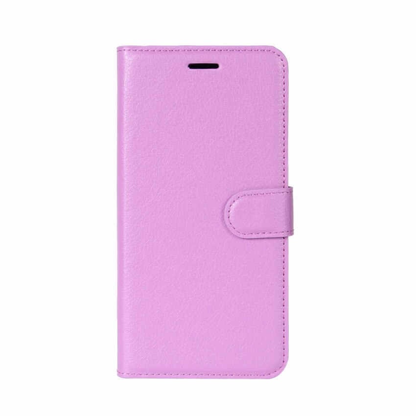 Case for ZTE Blade A520 Case 5.0 inch Wallet Flip Leather Phone Case For ZTE Blade A520 A 520 Case Back Cover Protective Fundas: Purple