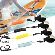 Laisse de cheville pour planche de Surf 55.5CM, élastique enroulé, planche de Paddle, corde de jambe, planche de Surf, sangles de sécurité