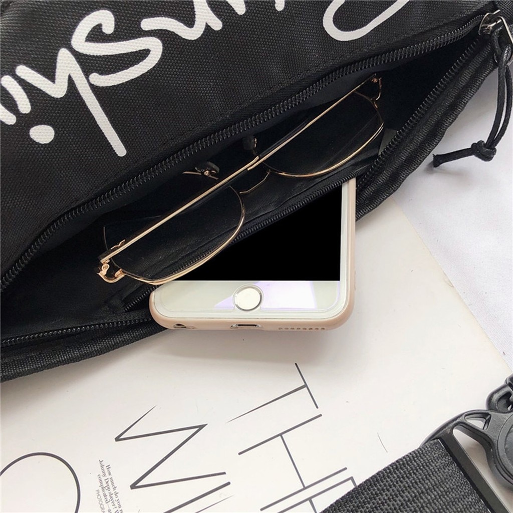 Waist Pack Contrast Color Chest Bag Men's And Women‘s Simple Leisure Oxford Sport Fitness Waist Packs #ss