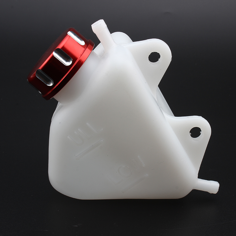 Motorfiets Plastic Water Koelvloeistof Reservoir Tank Cnc Caps Koelvloeistof Reservoir Tank Radiator Overloop Voor Kawasaki KLX250 Klx 250