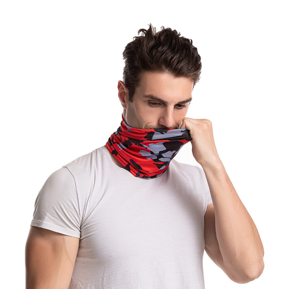 Magic Headband Elastic Breathable Dustproof Neck Gaiter Warmer Tube Scarf Face Cover Shield Bandana Hat for Men Women