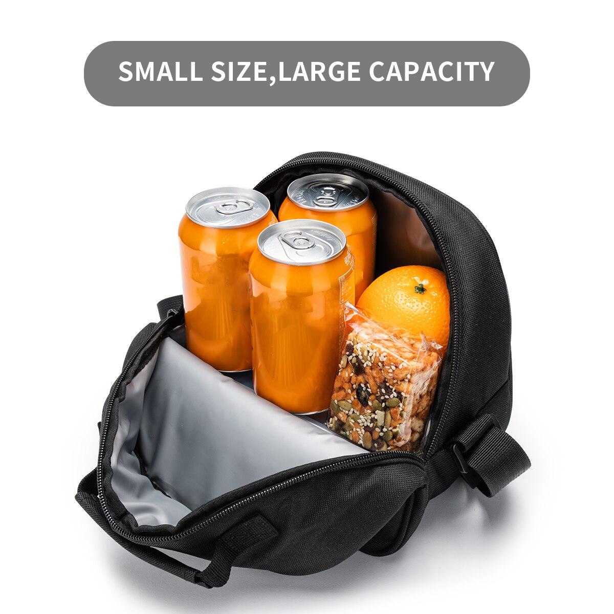 lovely Stitch Canvas Portable Cooler Lunch Bag Thermal Insulated Food Picnic Lunch Box Bag for students Kids children