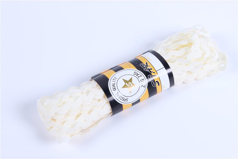 15yard/lot S Shaped Curve Wavy Lace Trim Ribbon Handmade Hat Curtain Pillow DIY Sewing Crafts Wedding Party Decorations: White 15Y