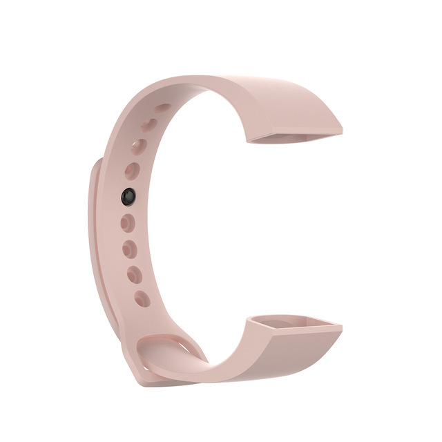 Dla Xiaomi Mi Band 4C silikonowy pasek zegarka dla Xiaomi Mi inteligentna opaska 4C inteligentny pasek bransoletka wymiana silikonowy zegarek nadgarstek: Pink / For Mi band 4C