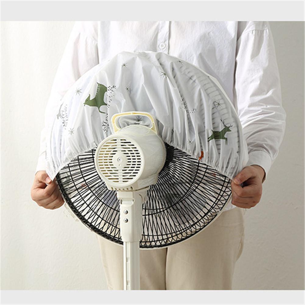 Elektrisk ventilator støvdæksel stand ventilatorbeskyttelsesdæksel vandtæt peva husholdningsgulv støvpose med lynlås blæserbeskyttelse