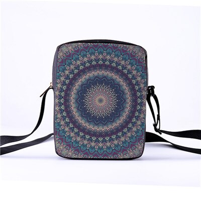 CROWDALE DIY Vrouwen Messenger Bags Bohemian stijl Schoudertas Kinderen Crossbody Tas voor Meisje reistas 23cm x 17cm x 5cm: 11