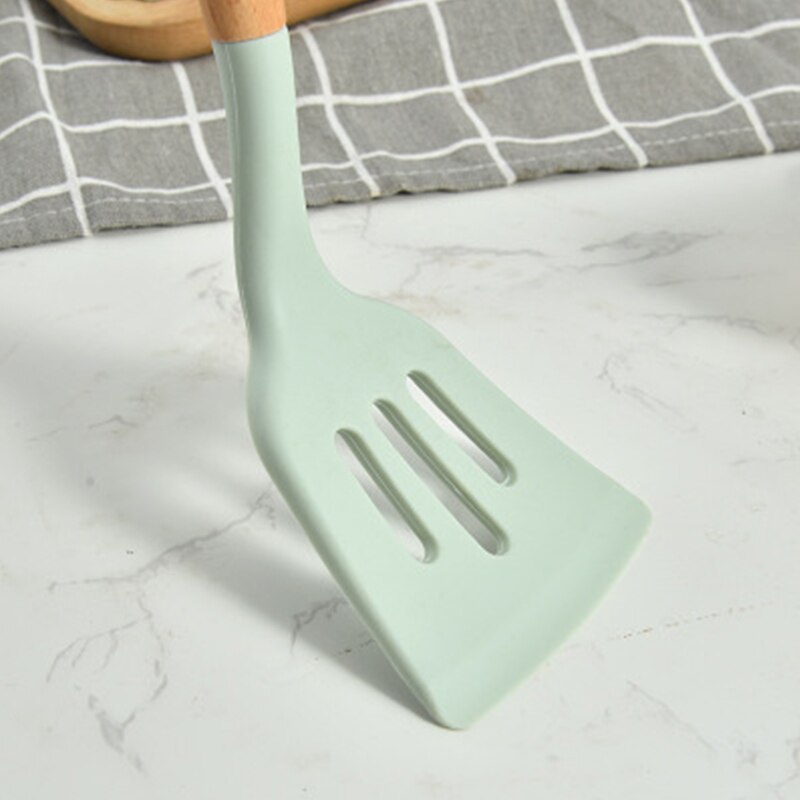 Blue Silicone Kitchen Utensils Set Heat Resistant Nonstick Baking Cooking Tools Kitchenware Accessories 2/3/4/5/6/7/8/9 Pieces