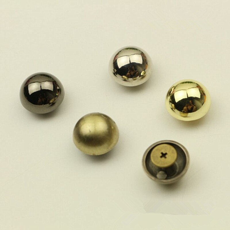 XUNZHE 20 Pcs Bag bottom Mushrooms rivets Buttons screw for shoes bags Hardware accessories for clothes zinc alloy strap