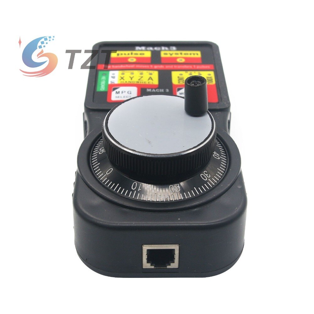 TZT CNC MACH3 Wireless Electronic Handwheel 4-Axis Manual Controller USB Handle Pulse Generator