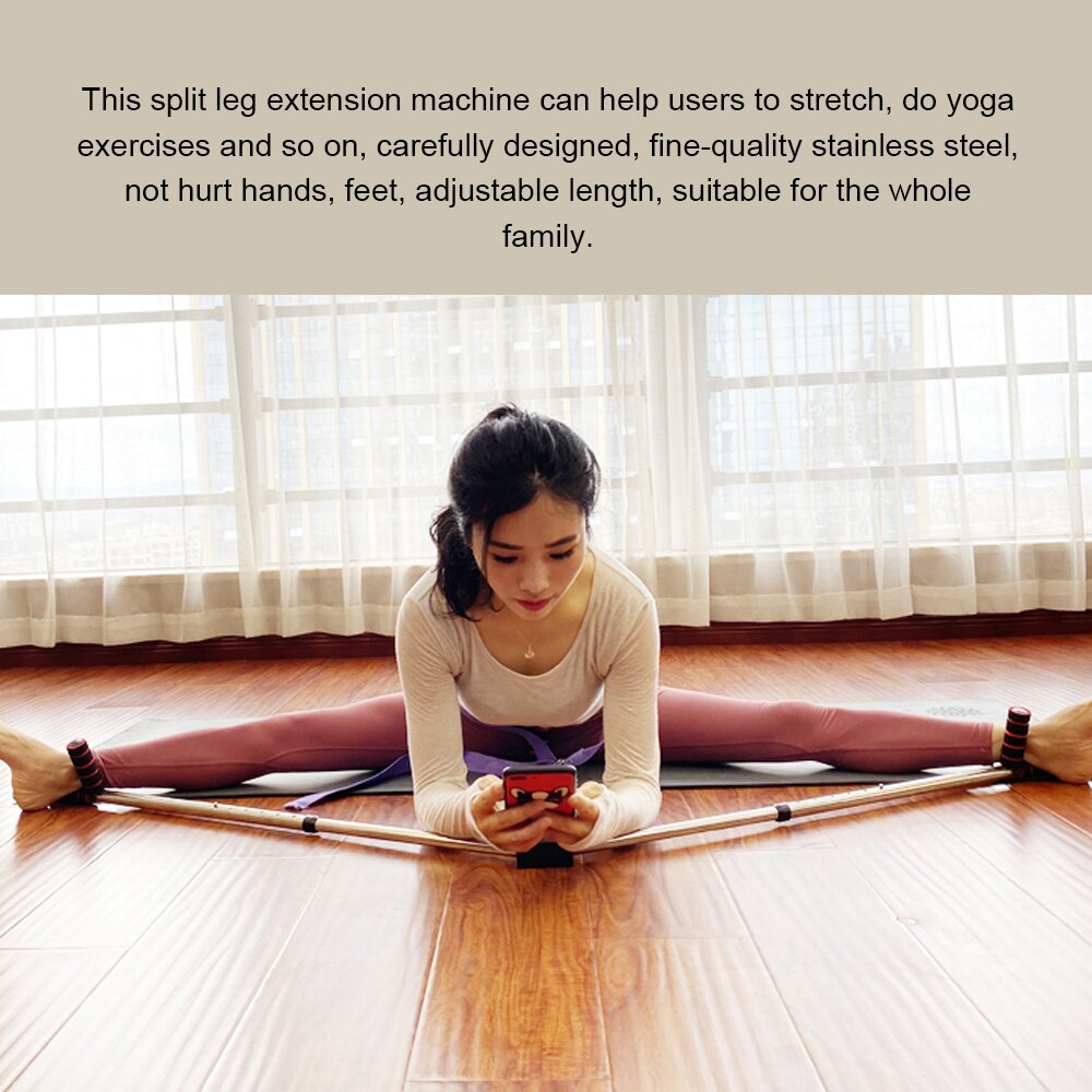3 Bar Leg Stretcher Split Machine Extension Device Stainless Steel Leg Ligament for Ballet Yoga Exercise Training Equipment