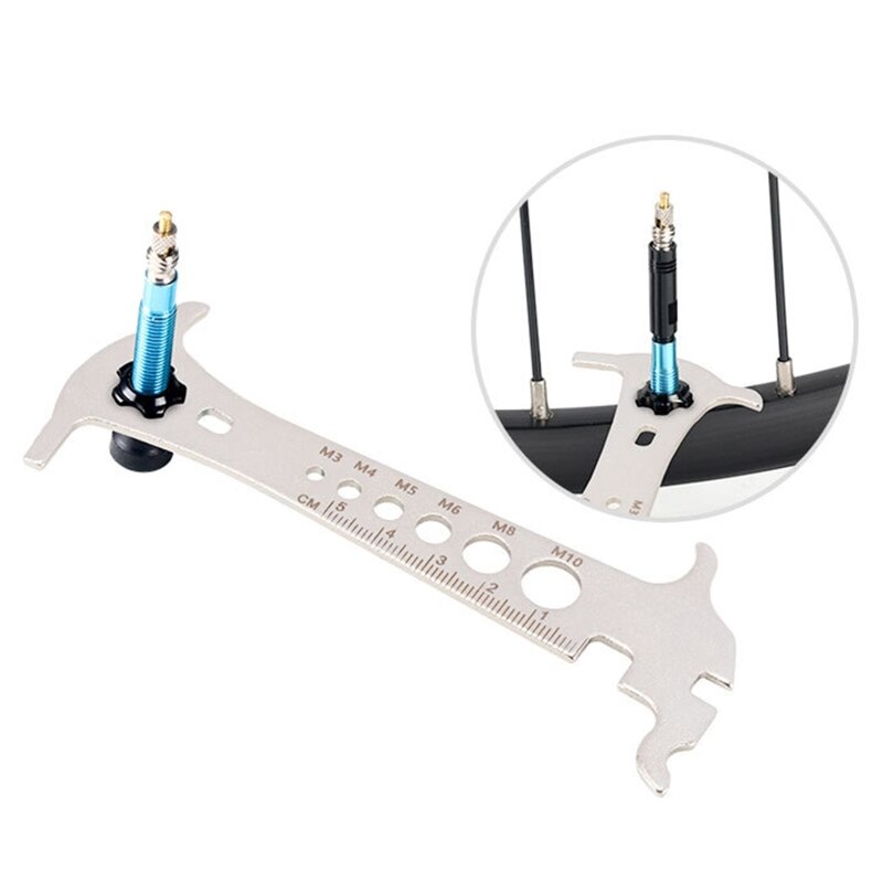 Bicycle Chain Checker Portable Chain Wear Indicator Bike Chain Gauge Tool Wear Gauge Calipers