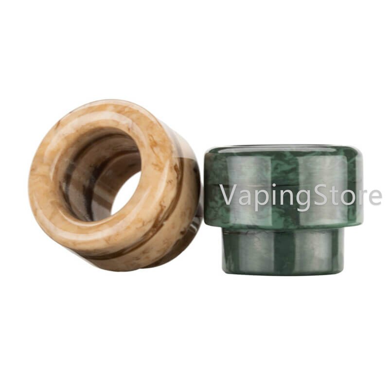 16mm Breite Bohrung SchöNe Harz 810 Tropfspitze für Verdammt Vape Untergang Gittergewebe RTA/THC Tauren EINE RTA/Wotofo Faris RDTA