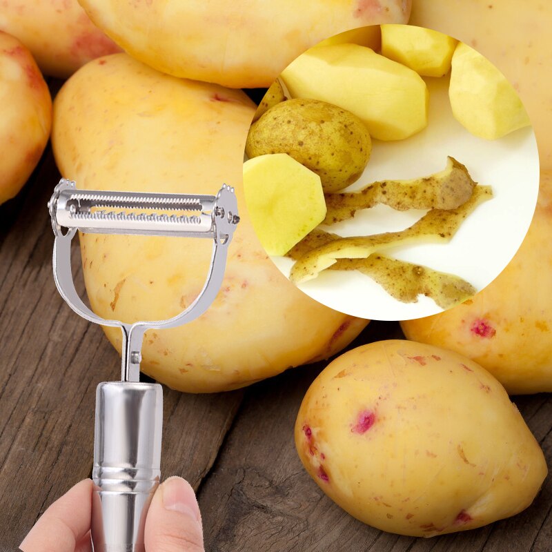 Ustensile de cuisine éplucheur de légumes multifonction Julienne éplucheuse accessoires de cuisine, ustensiles de cuisine, ustensiles de cuisine, ustensiles à Double planage