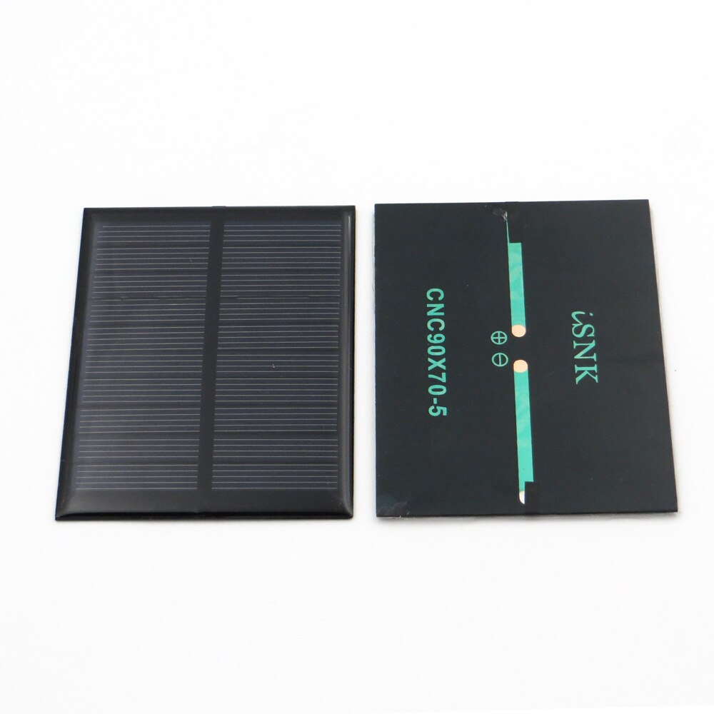 5v 160ma 0.8 watt solcellepanel standard epoksy polykrystallinsk silisium diy batteriladingsmodul mini solcelle leketøy