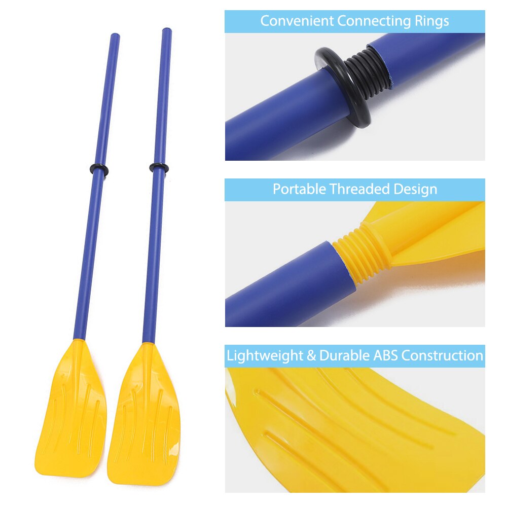 120cm Kayak Paddles ABS Lightweight Paddles Detachable Kayaking Paddles Rowing