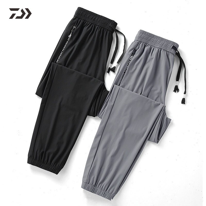 Daiwa Vissen Broek Dunne Toevallige Snel Droog Effen Heren Kleding Broek Voor Vissen Sport Outdoor Ademende Vissen Kleding