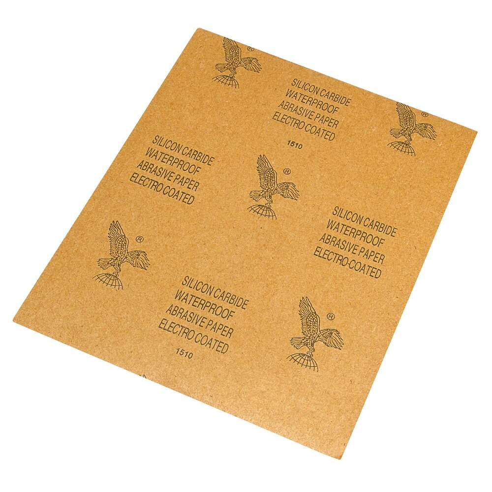 4 sheets RMC CP34 Sandpaper Waterproof sand Paper 60Grit 9"x11" Wet/Dry Silicon Carbide