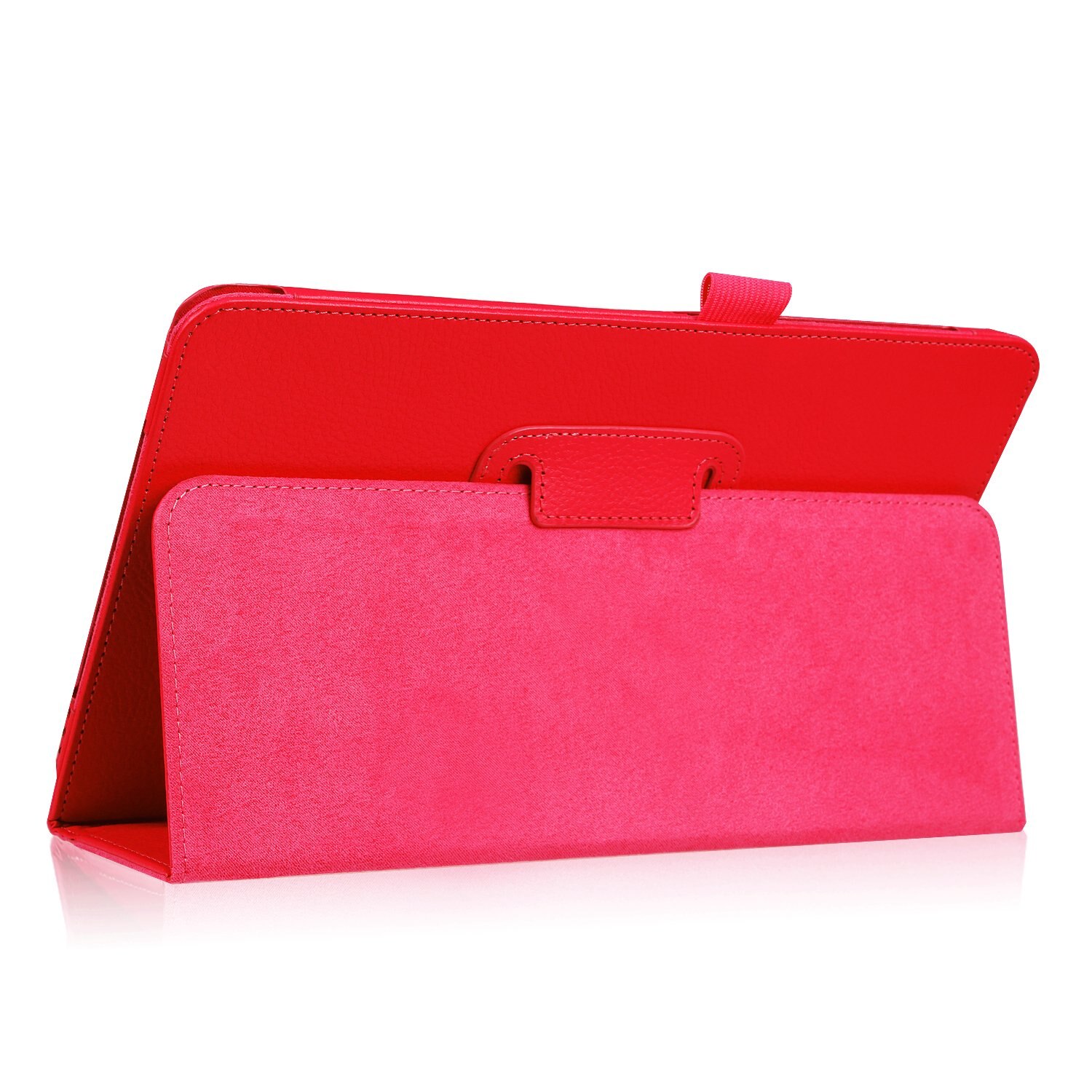 For Galaxy Tab A 10.1 Case,Premium PU Leather Stand Case Cover Auto Sleep/Wake for Samsung Tab A6 10.1" Tablet SM-T580/T585: T585 T580 red