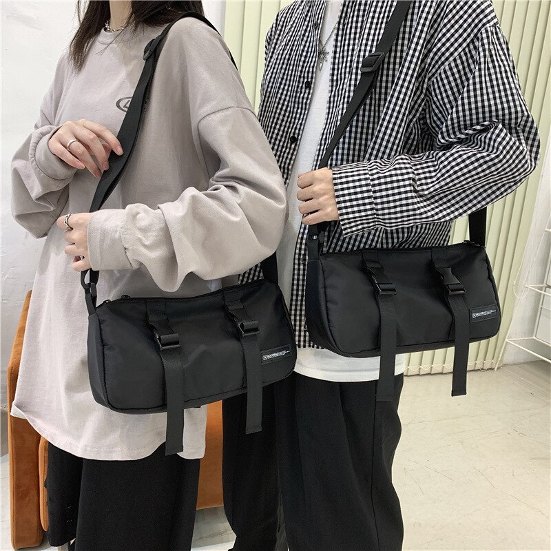 Japanse Tooling Messenger Bag Mannelijke Persoonlijkheid Straat Trend Dark Schoudertas Casual Licht Student Rugzak