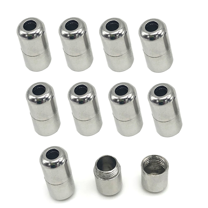 10Pcs Elastische Veters Sluitingen Metal Capsule Lock Gespen Tip Uiteinden Geen Tie Schoenveters Tie Minder Elastische Lui Schoenveter Accessoires tips