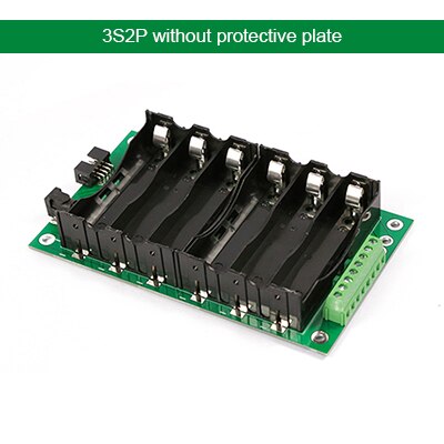 Diy 12V 3S Power Muur Batterij Houder 18650 Batterij Spoelen Bescherming Bms 18650 Batterij Box Kan Worden gestapelde: 3S 2P without BMS