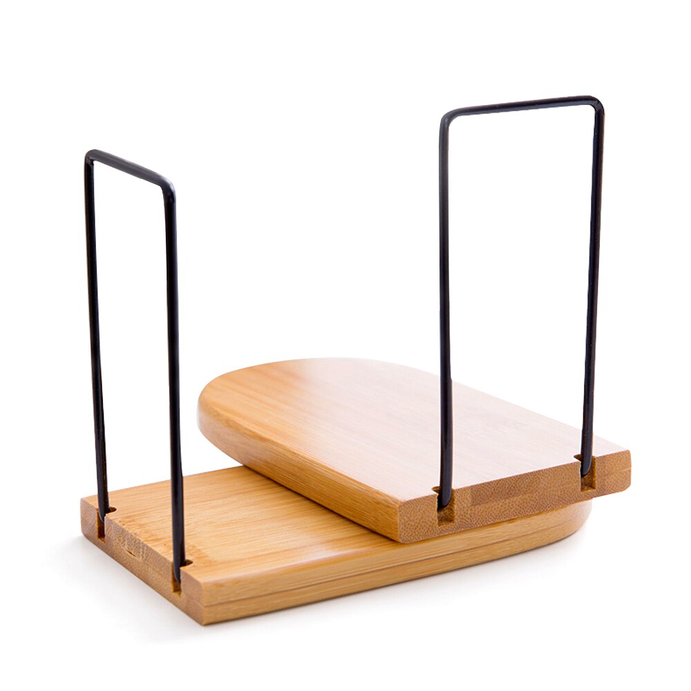 Bamboo Book Rack Books Holder Bookend Wall Shelves... – Vicedeal