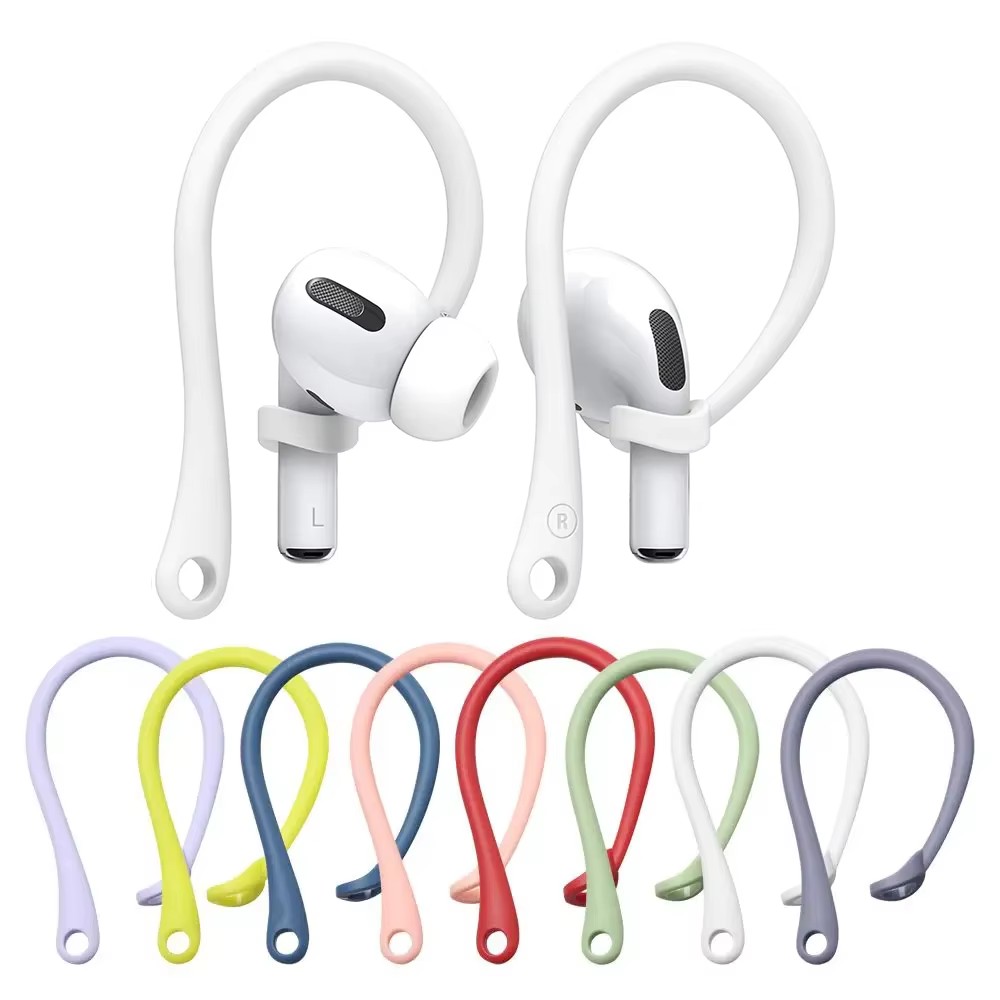 R auricular Bluetooth con gancho de silicona para Airpods 1/2 Pro, Clip de bucle para auriculares, gancho para la oreja, accesorios de repuesto para auriculares