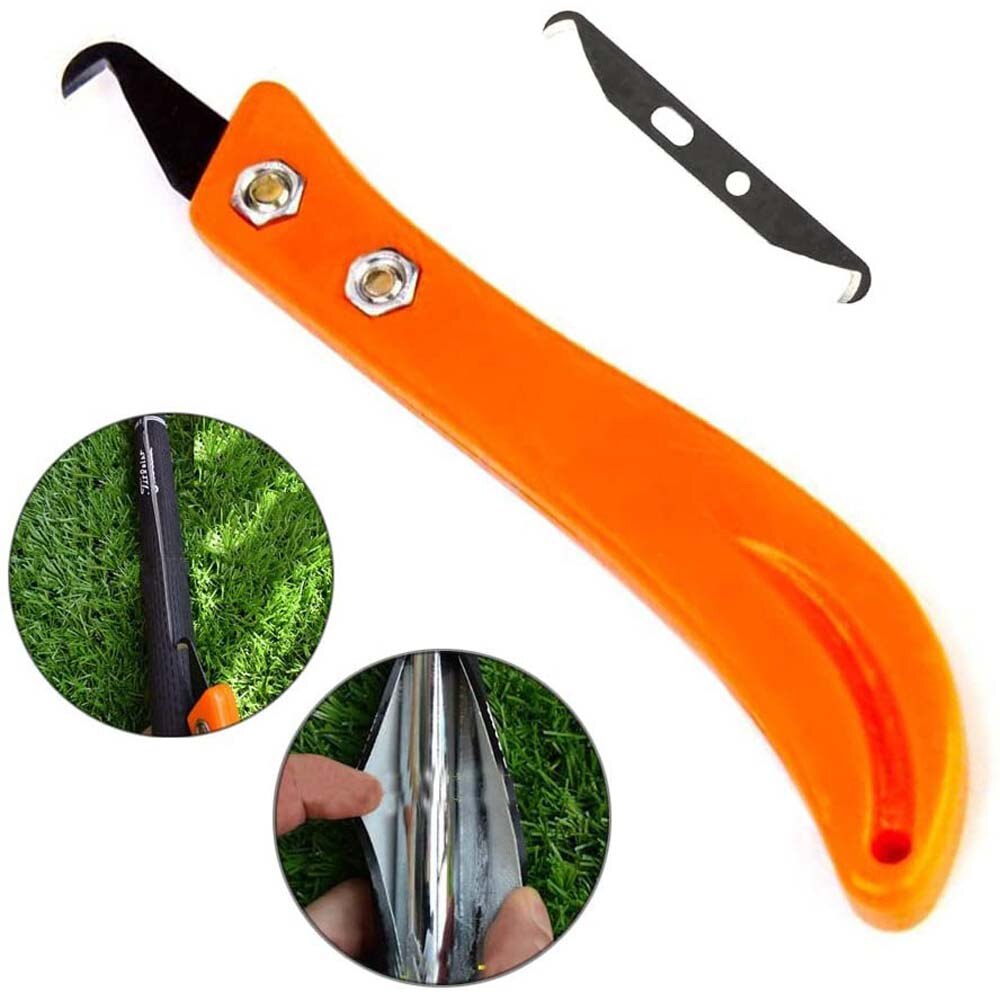 Golf Club Grip Utinily Knife Grip Change Remover Tool 2 Ends Hook Blade DIY Knife Repair Tool