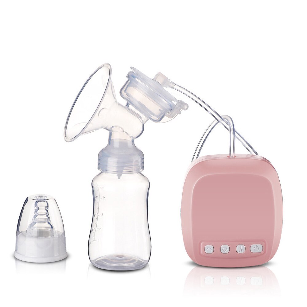 Tiralatte elettrico Milker aspirazione massaggio automatico Postpartum latte Maker accessori per l&#39;alimentazione del bambino morbido biberon neonato: Colore rosa