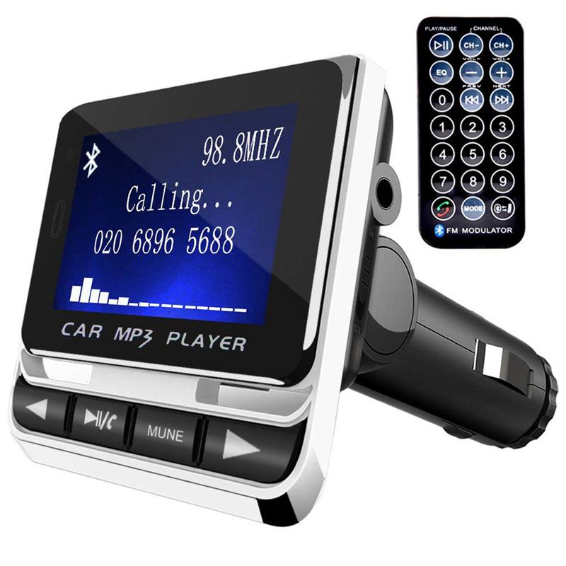 Fm-zender, Auto Zender MP3 Speler Hand Gratis Bellen Radio Audio Adapter Bluetooth Transmitter Car Kit, usb Lader, Tf Auto