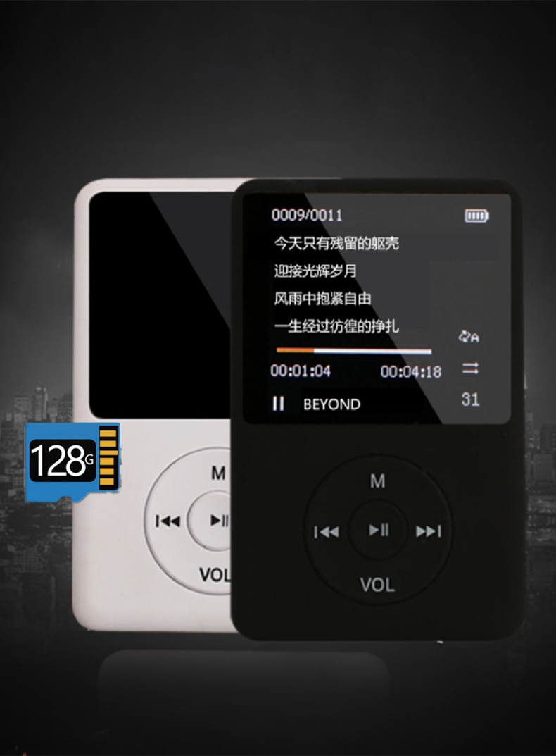 Versie Bluetooth MP4 Muziek Speler Met Luidspreker En Ingebouwde 4G Hifi Draagbare Walkman Met Radio/Fm/Opnemen MP4 Speler