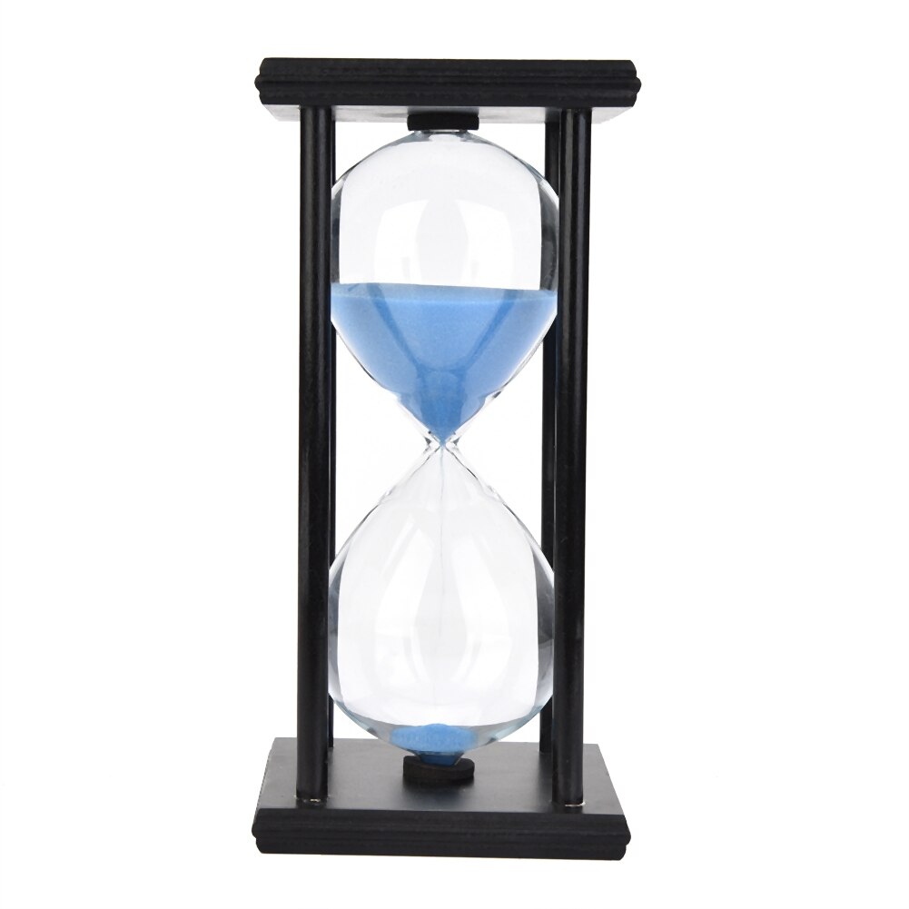 30 Minutes Wooden Hourglass Glass Hourglass Timer Clock Home Kitchen Cooking Office Decoration Christmas