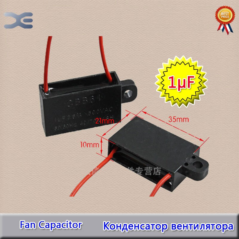 12 Models Fan Motor CBB61 1UF 1.2UF 1.5UF 1.8UF 2UF 2.5UF 3UF 4UF 5UF 6UF 8UF 10UF Capacitor 450V Original Part